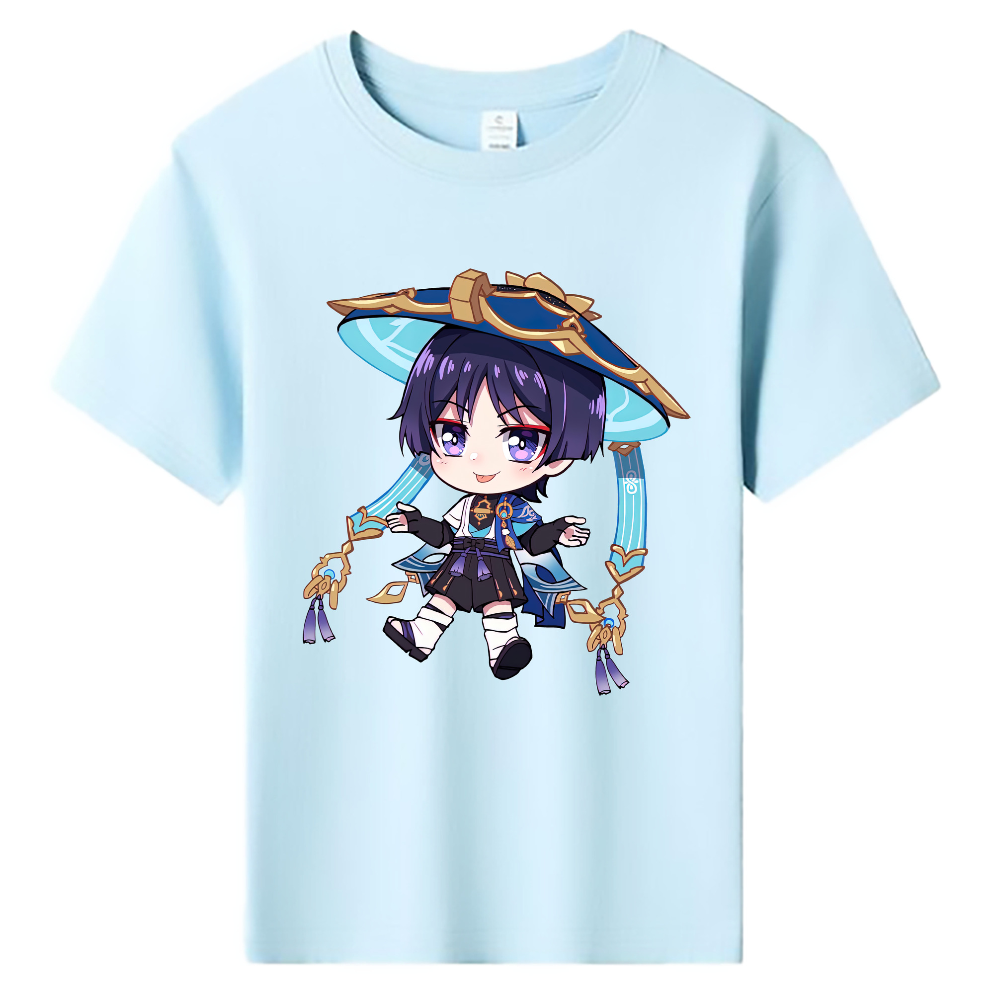 げんし神 さんペい genshin Sanpei 綿100％キッズTシャツ（フロントプリント）